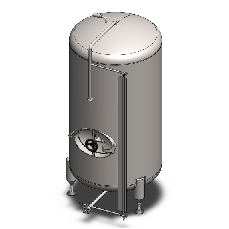 Pressure cylindrical BBT tanks without insulation, vertical