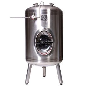 Vertical draft beer tank